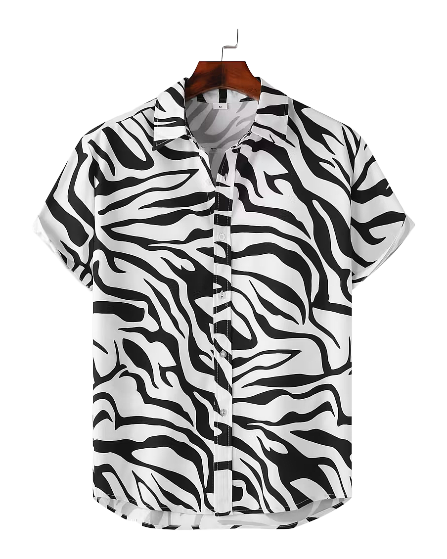Wild Pattern Statement Casual Shirt