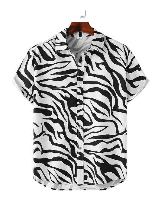 Wild Pattern Statement Casual Shirt