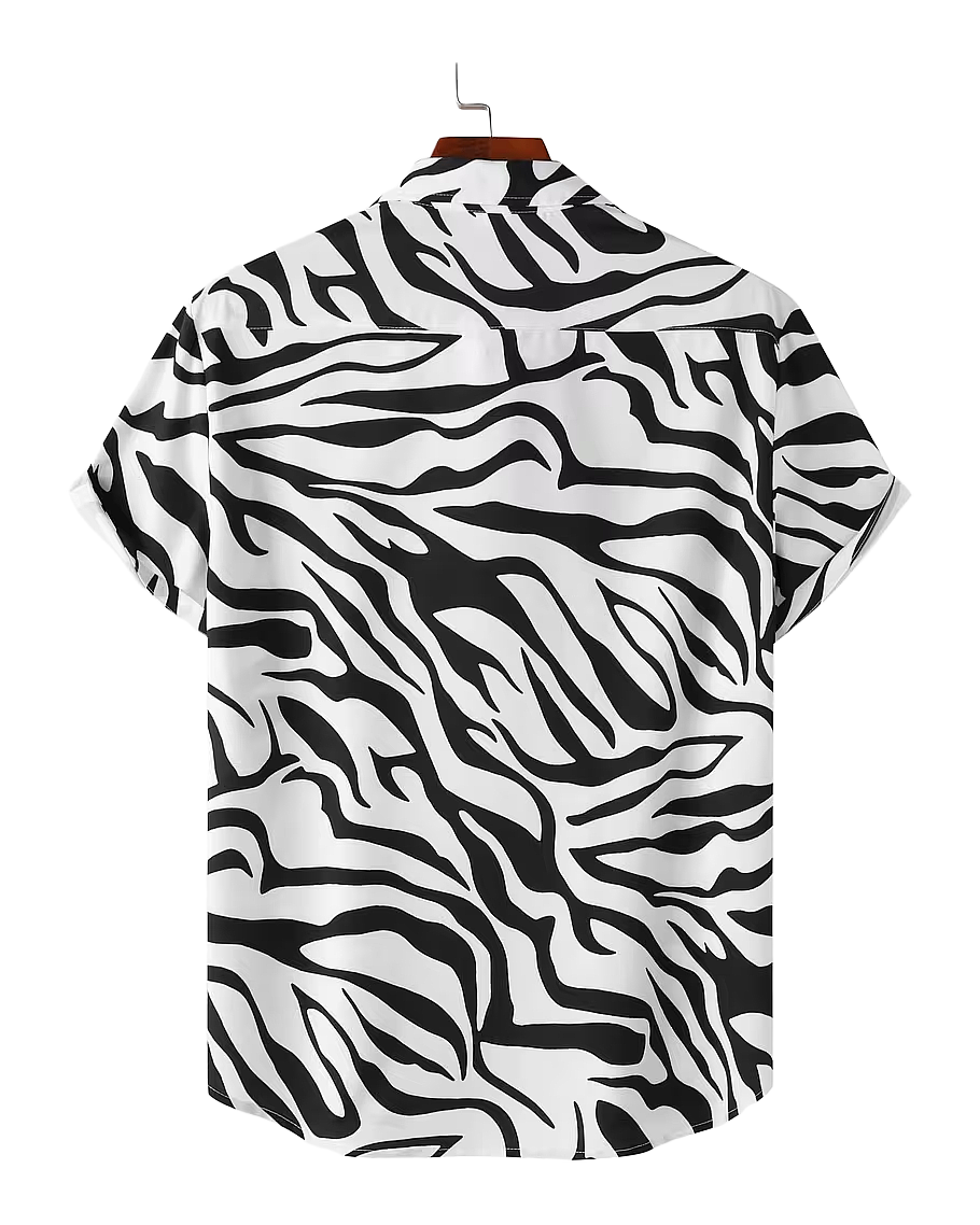 Wild Pattern Statement Casual Shirt