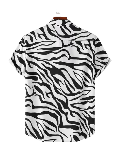 Wild Pattern Statement Casual Shirt