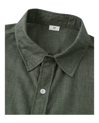 Relaxed Fit Short Sleeve Button Shirt