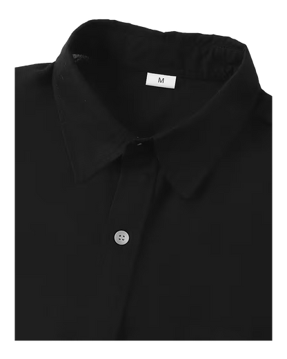 Relaxed Fit Short Sleeve Button Shirt