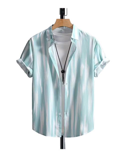Brush Pattern Casual Shirt
