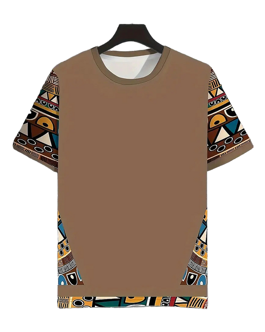Earth Tone Tribe Sleeve Tee