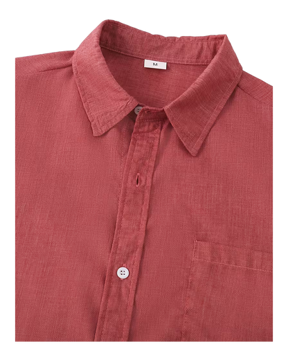Relaxed Fit Short Sleeve Button Shirt