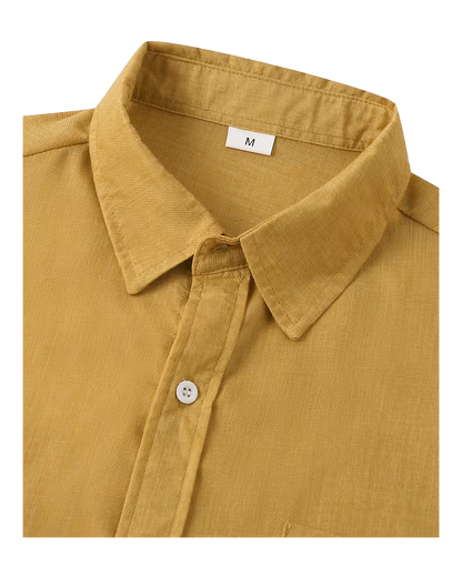 Relaxed Fit Short Sleeve Button Shirt