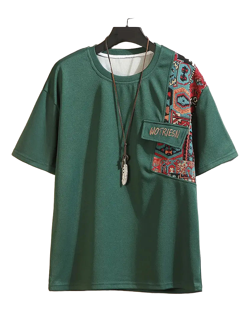 Forest Geo-Pocket Tee