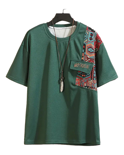 Forest Geo-Pocket Tee