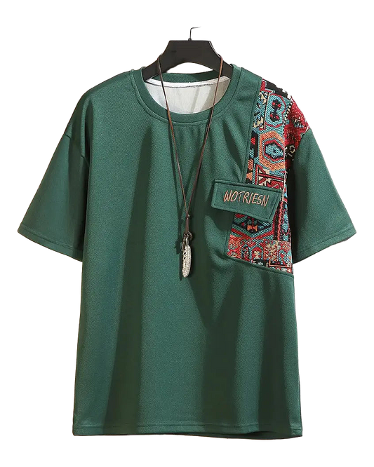Forest Geo-Pocket Tee