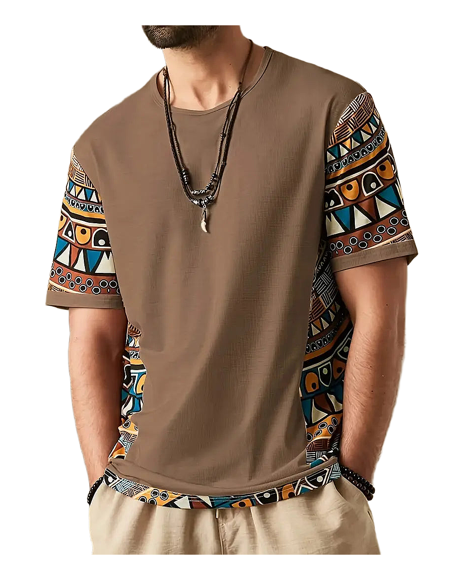Earth Tone Tribe Sleeve Tee