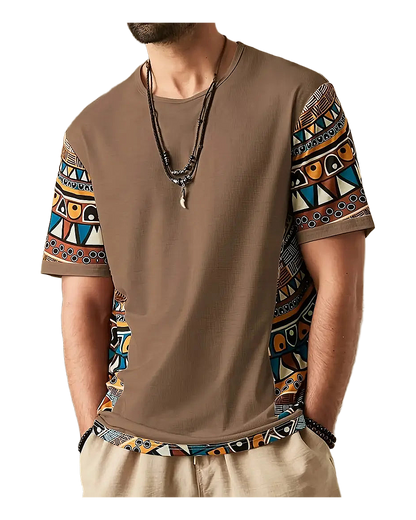 Earth Tone Tribe Sleeve Tee