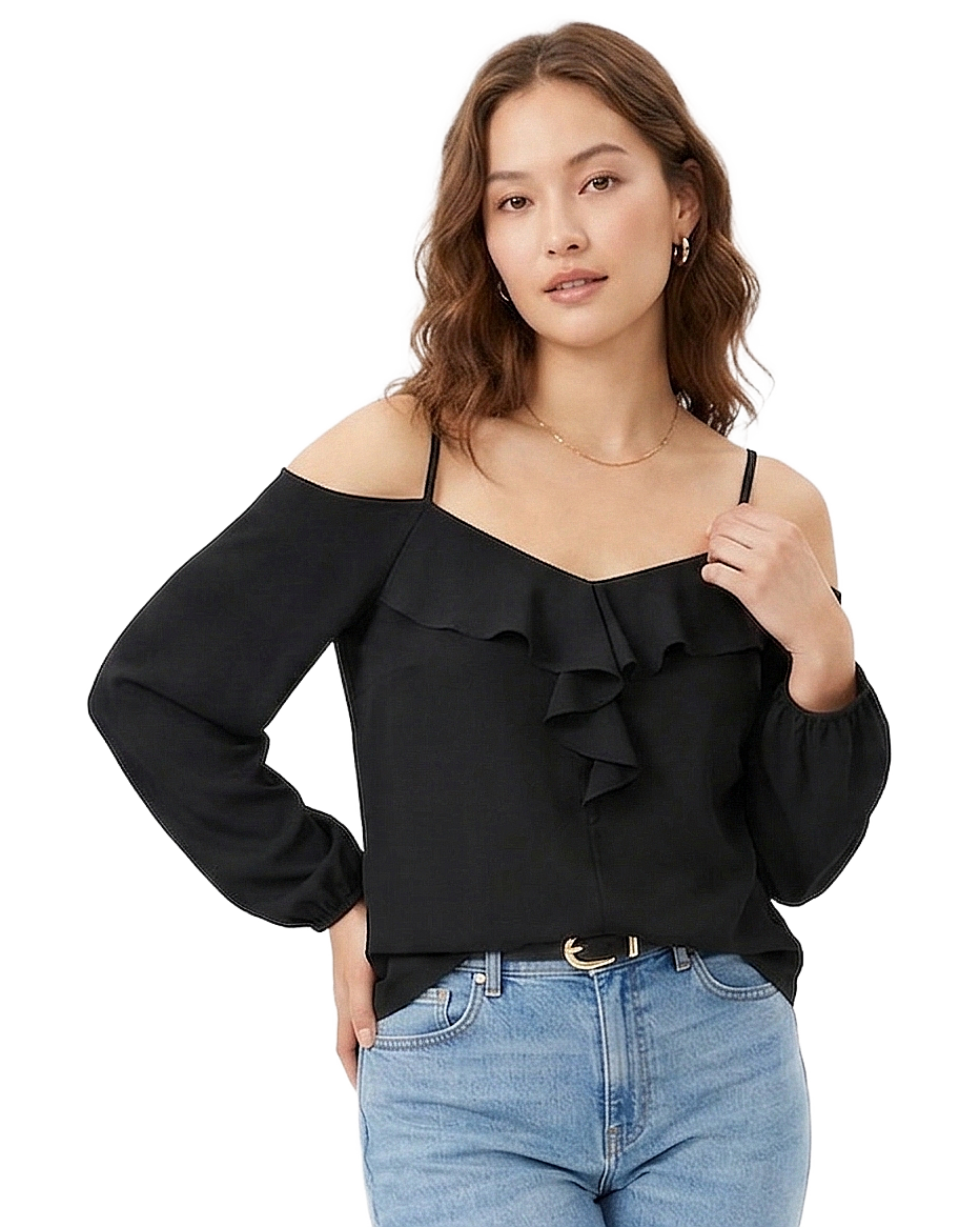 Ruffle Off Shoulder Top