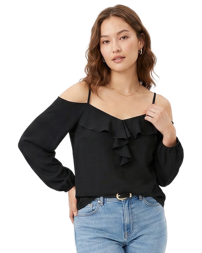 Ruffle Off Shoulder Top