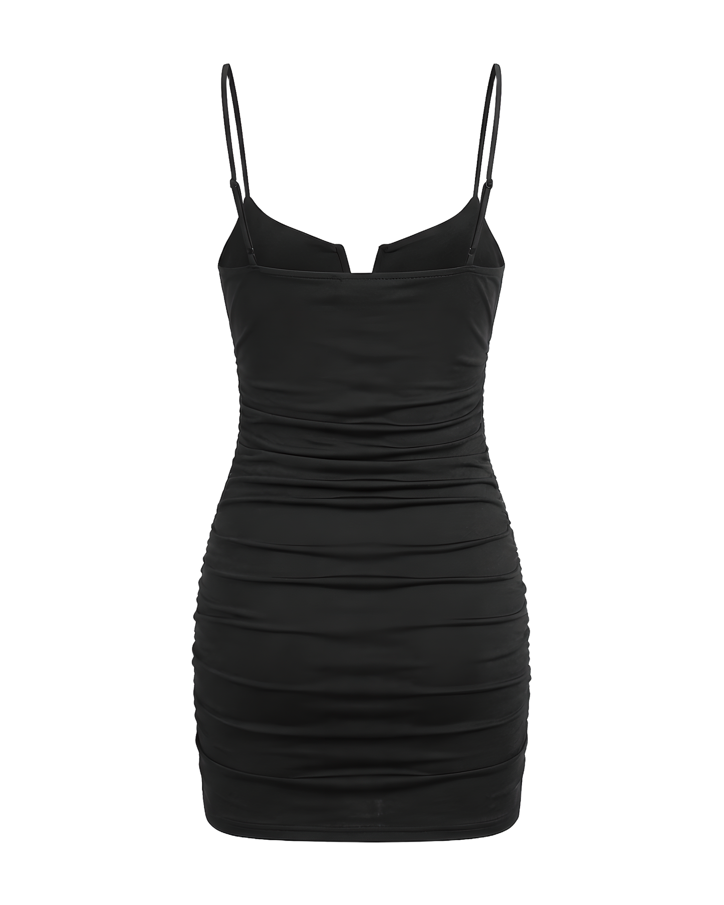 Deep Notch Bodycon Mini Dress