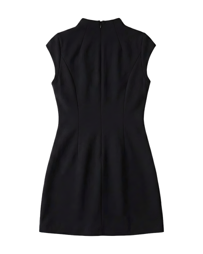 Minimal Pocket Detail Mini Dress