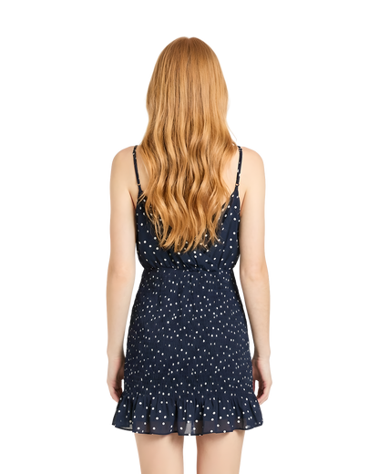 Polka Dot Ruffle Mini Dress