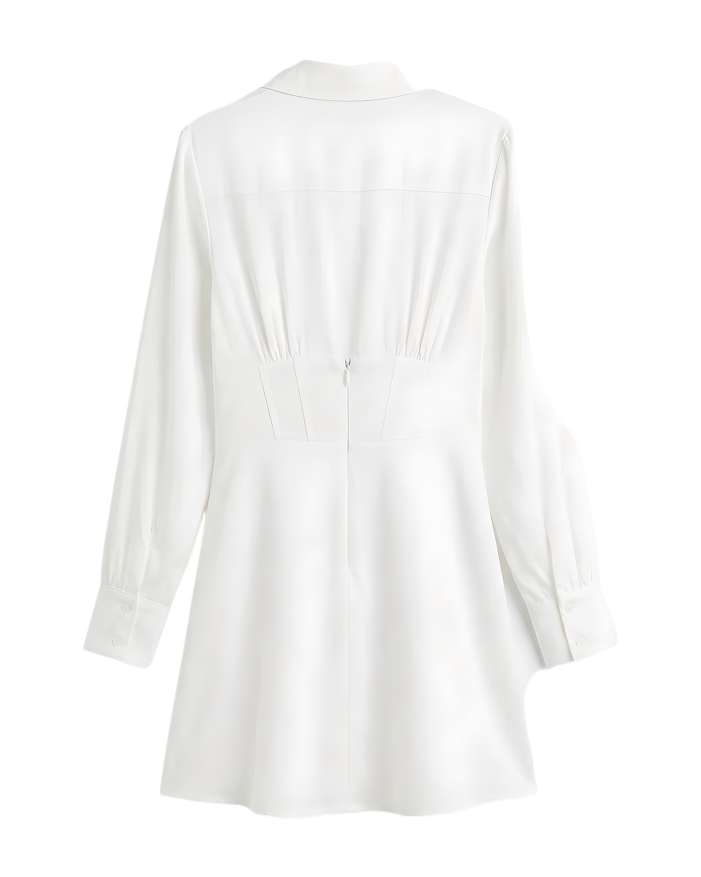 Corset Waist Shirt Mini Dress