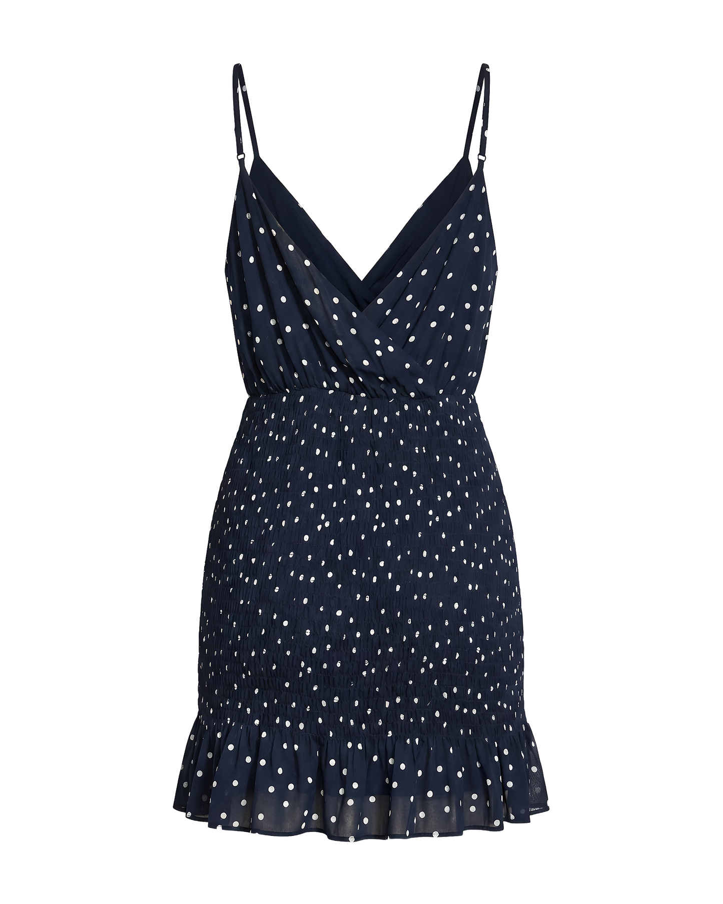 Polka Dot Ruffle Mini Dress
