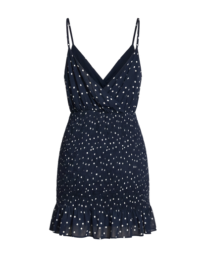 Polka Dot Ruffle Mini Dress