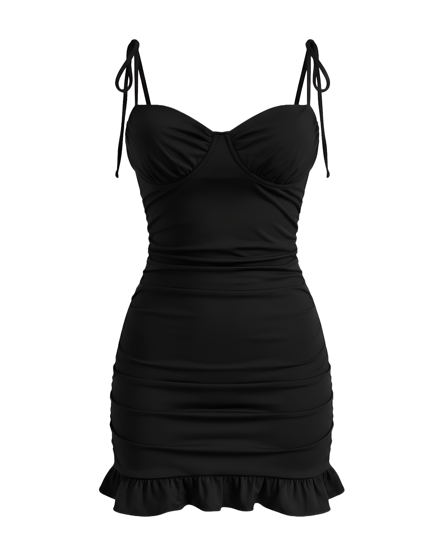 Sweetheart Ruched Mini Dress