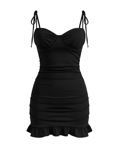 Sweetheart Ruched Mini Dress