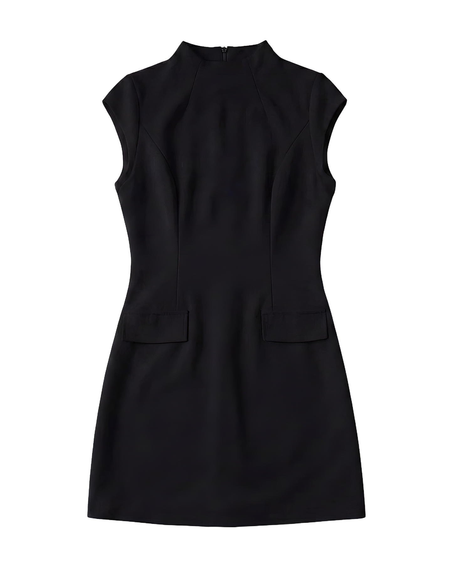 Minimal Pocket Detail Mini Dress