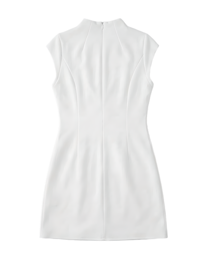 Minimal Pocket Detail Mini Dress