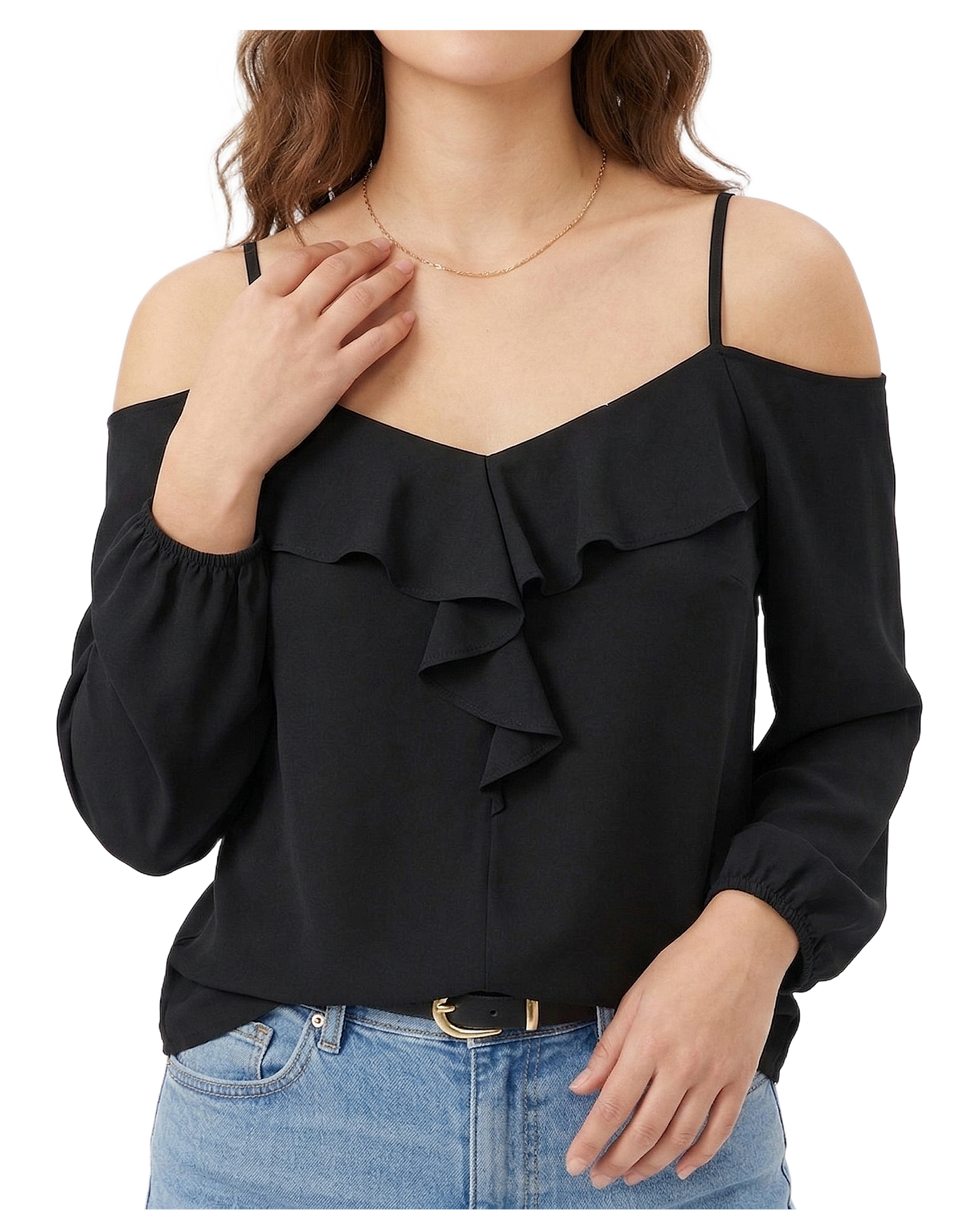 Ruffle Off Shoulder Top