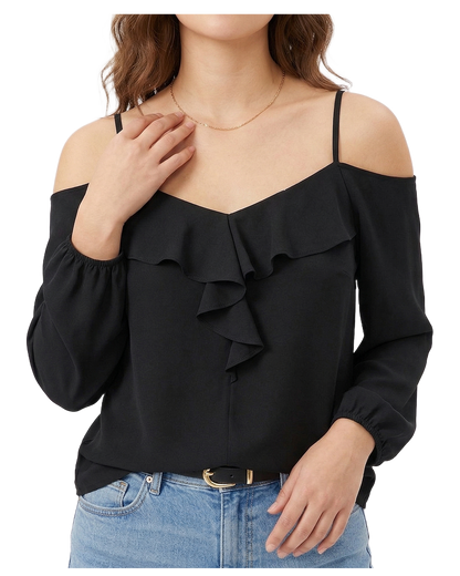 Ruffle Off Shoulder Top