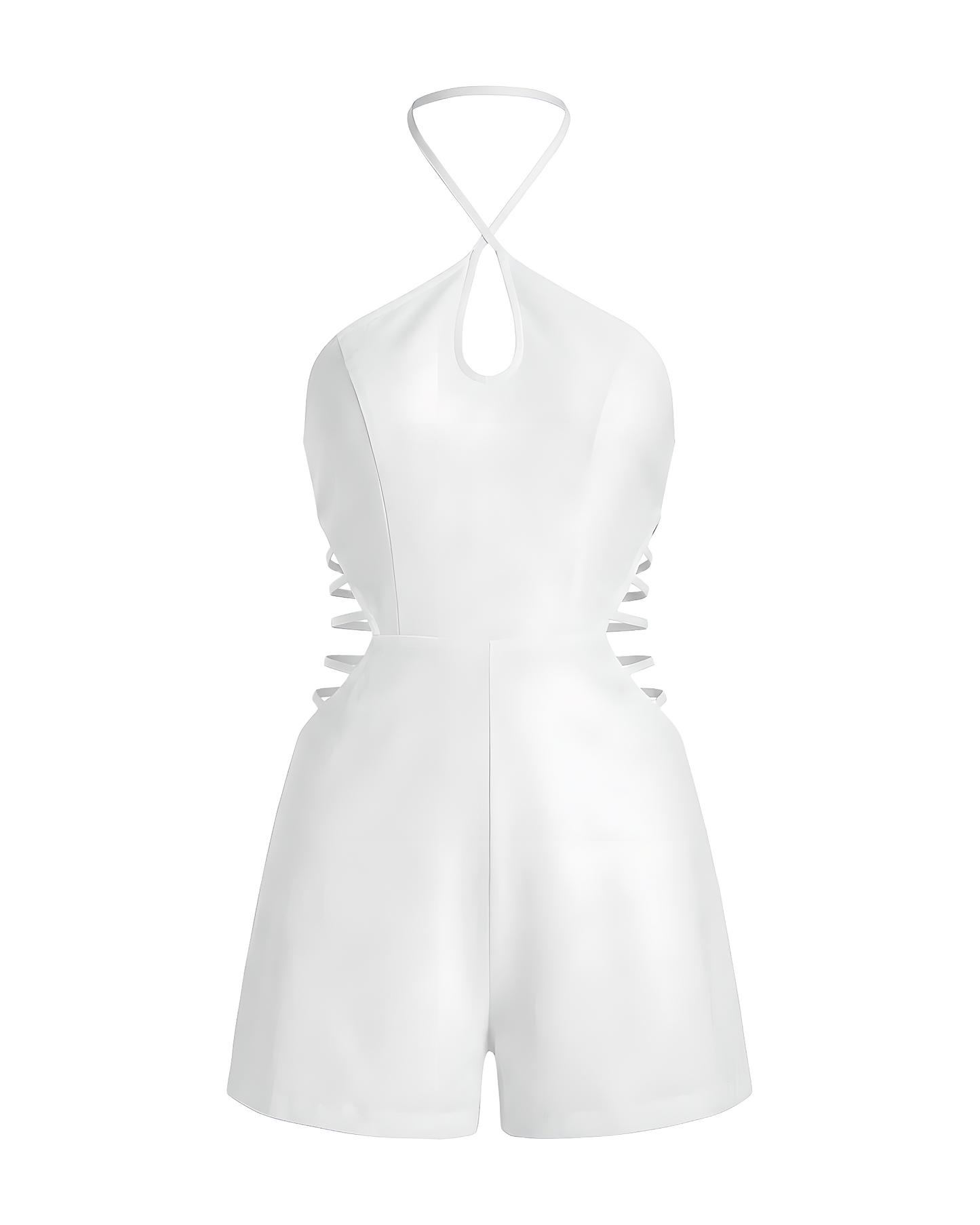 Halter Cutout Summer Playsuit