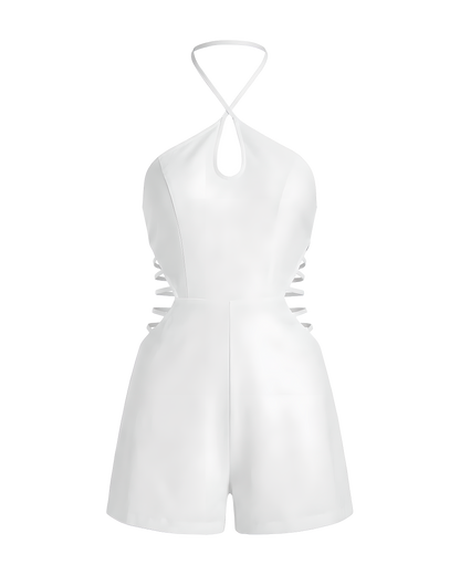 Halter Cutout Summer Playsuit
