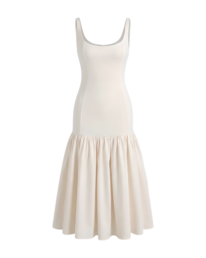 Drop Waist Flowy Maxi Dress