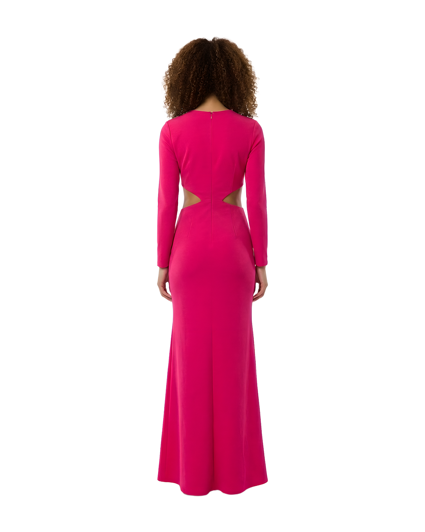 Cutout Waist Mermaid Maxi Dress
