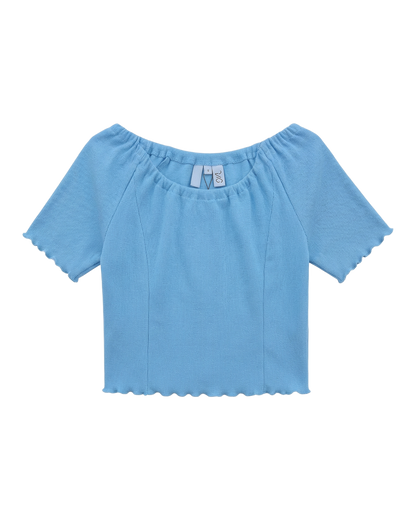 Butterfly Tie Front Crop Top