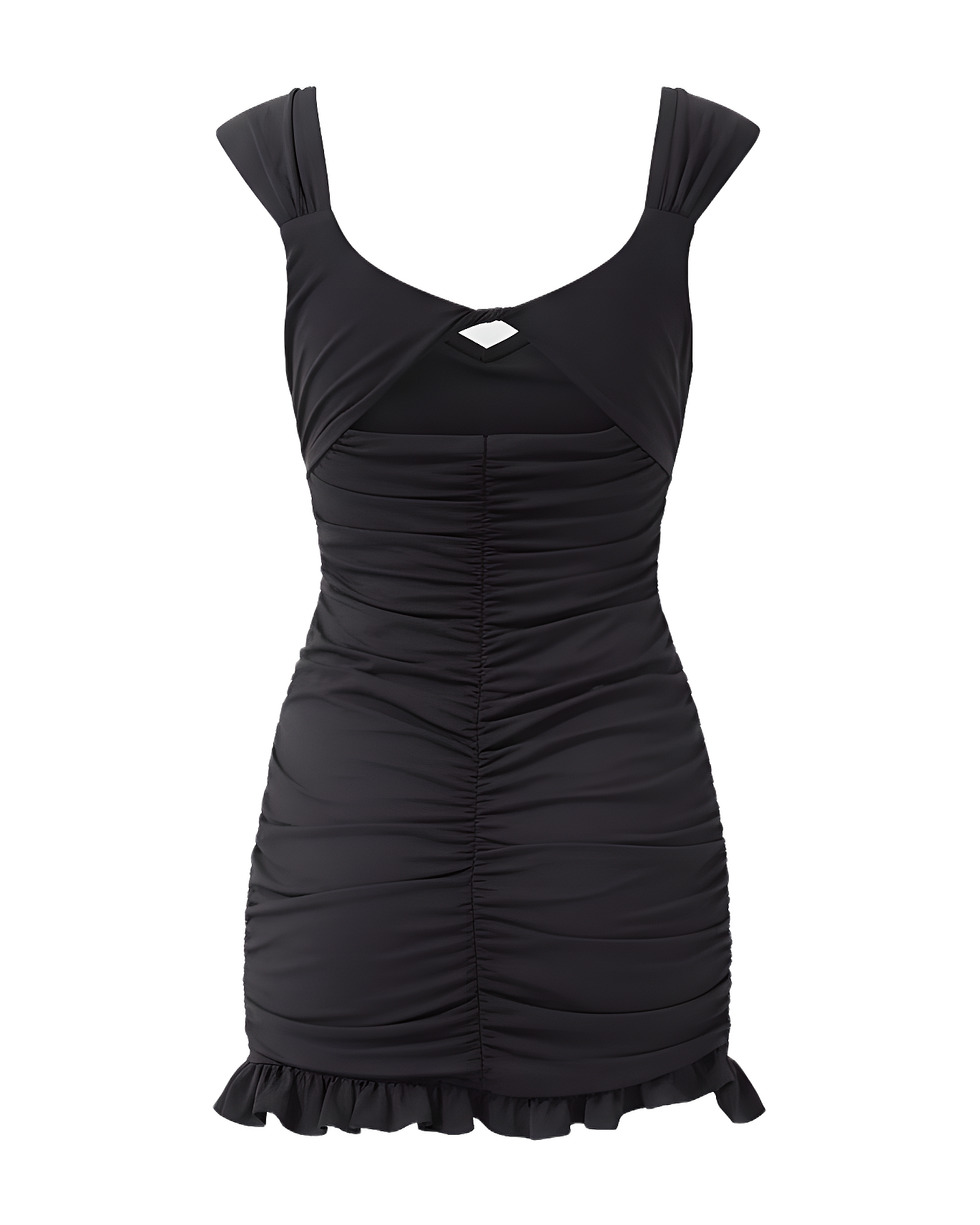 Ruched Sweetheart Mini Party Dress