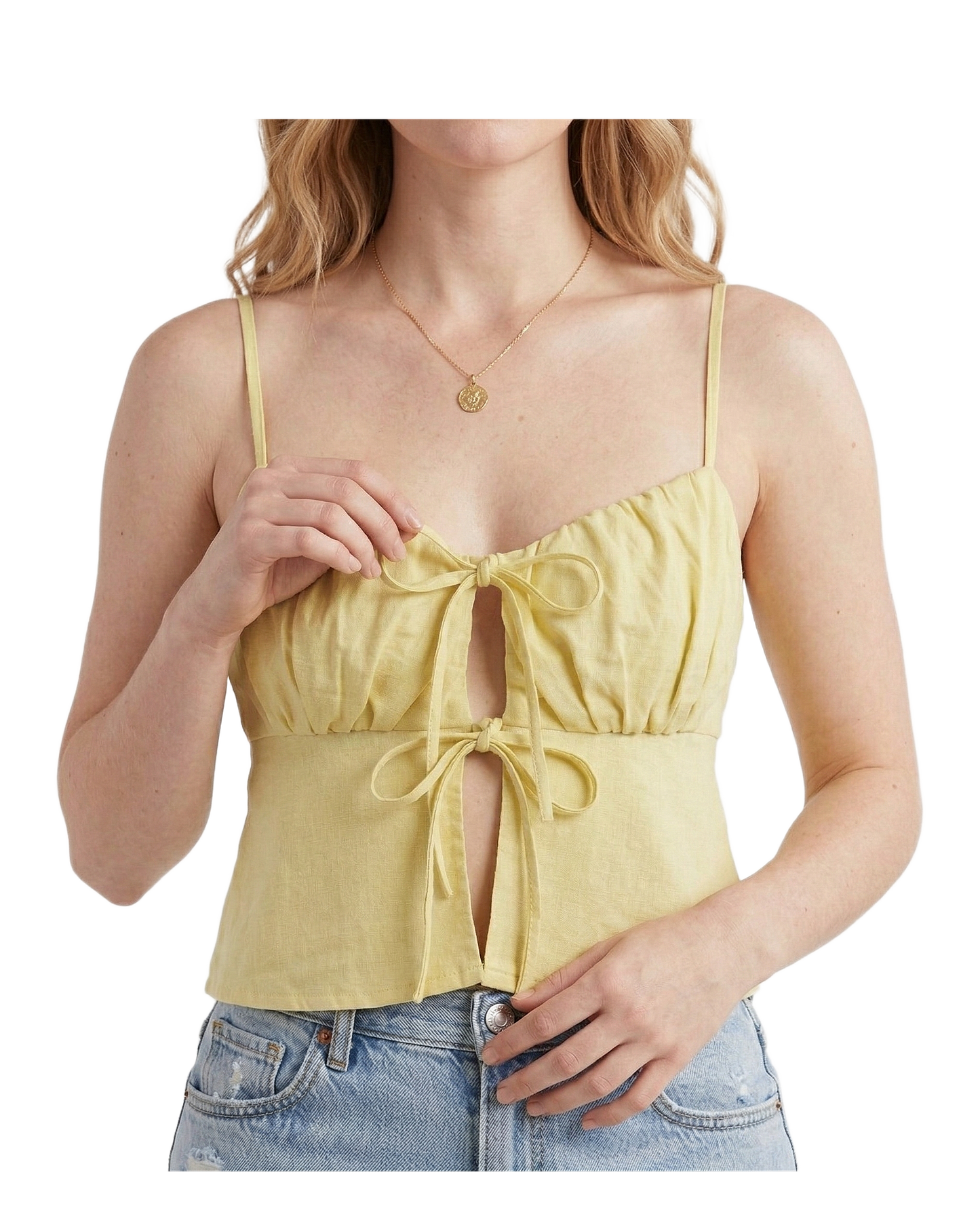 Tie Front Crop Top