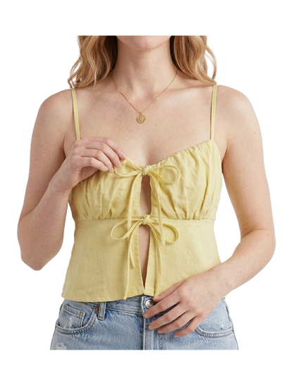 Tie Front Crop Top