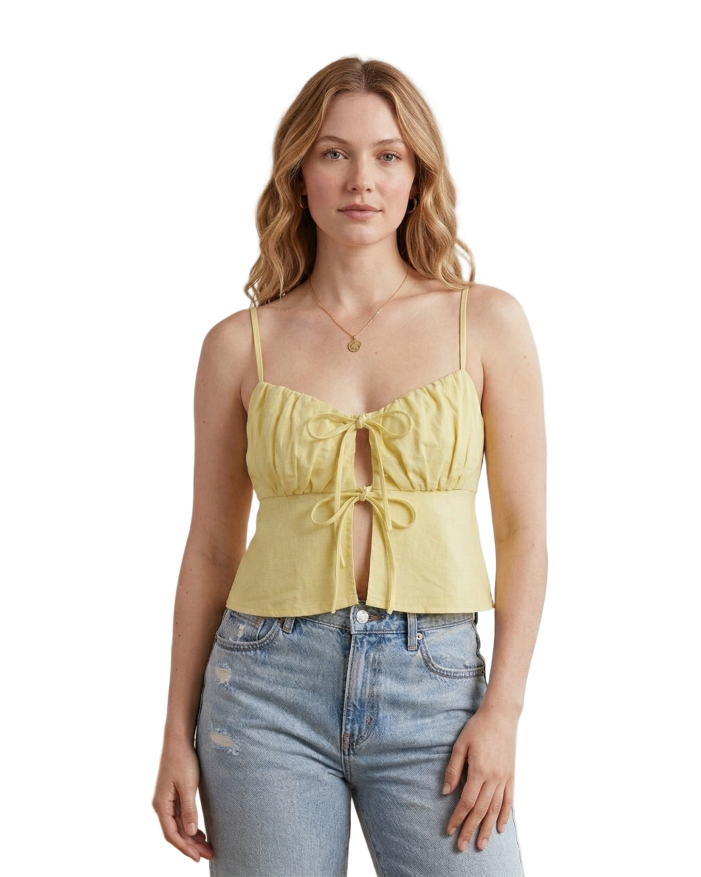 Tie Front Crop Top