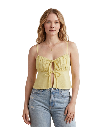 Tie Front Crop Top