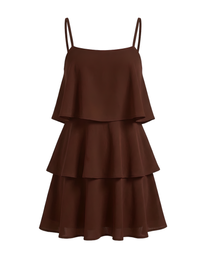 Tiered Flowy Cami Mini Dress