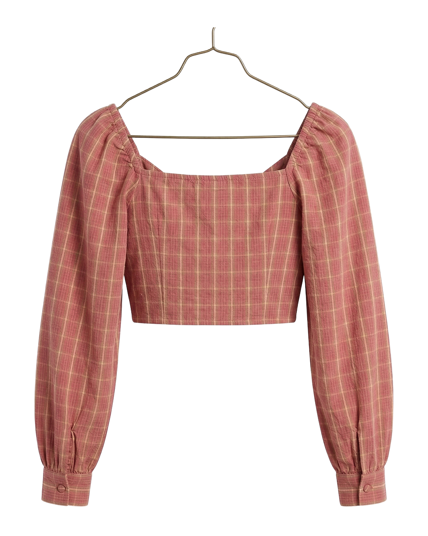 Striped Ruched Crop Top