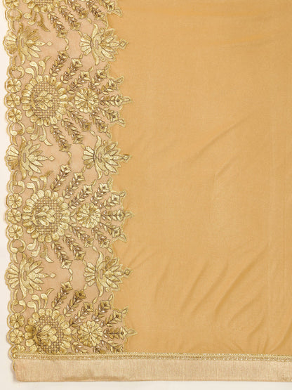 Floral Embroidered Designer Saree