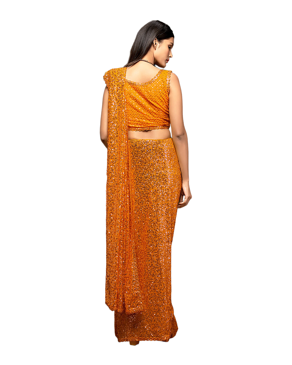 Sequin Embroidered Party Saree