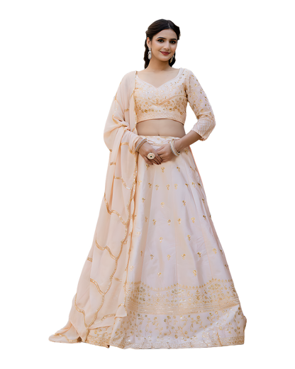 Elegant Embroidered Festive Lehenga Set