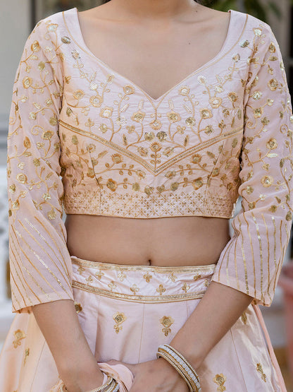 Elegant Embroidered Festive Lehenga Set