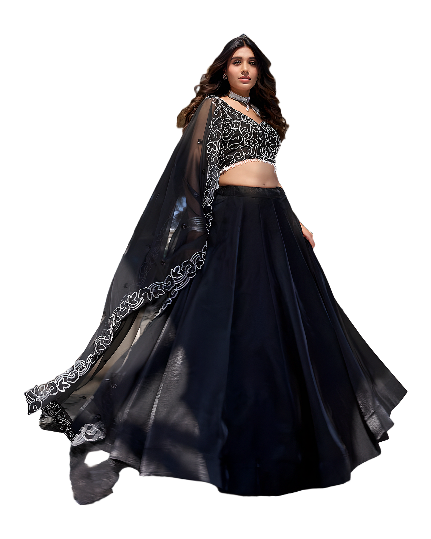 Designer Embroidered Party Lehenga Set