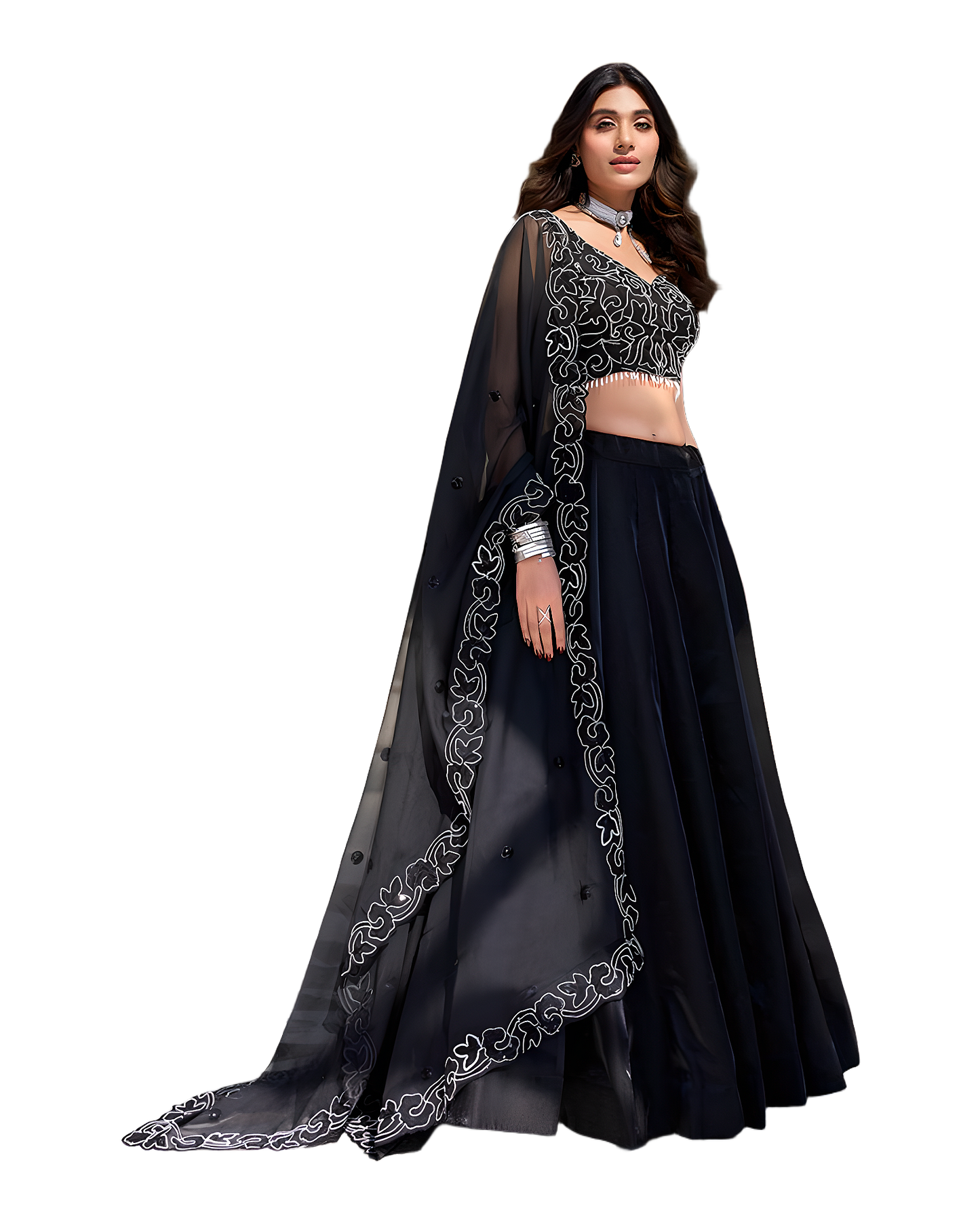 Designer Embroidered Party Lehenga Set