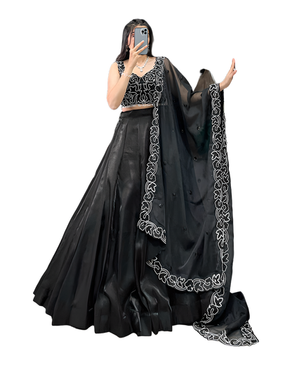 Designer Embroidered Party Lehenga Set