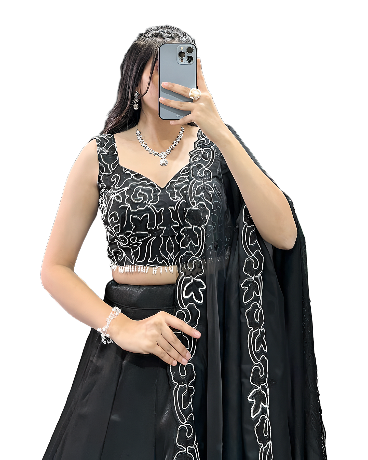 Designer Embroidered Party Lehenga Set
