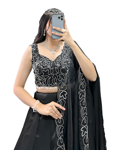 Designer Embroidered Party Lehenga Set